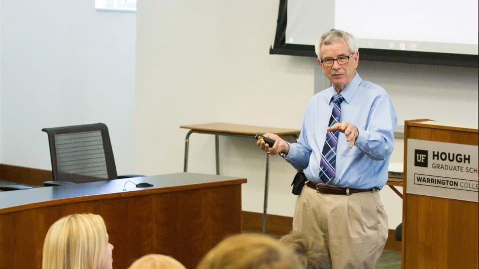 Dr. Wayne Archer teaching class