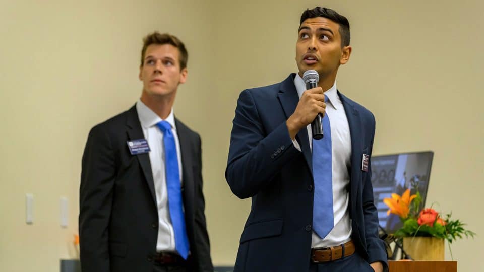 GSIF student pitches to the UF Advisor Network in October 2019