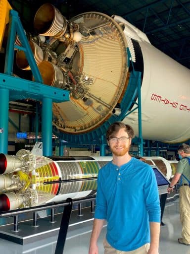 Jackson Anderson visits NASA