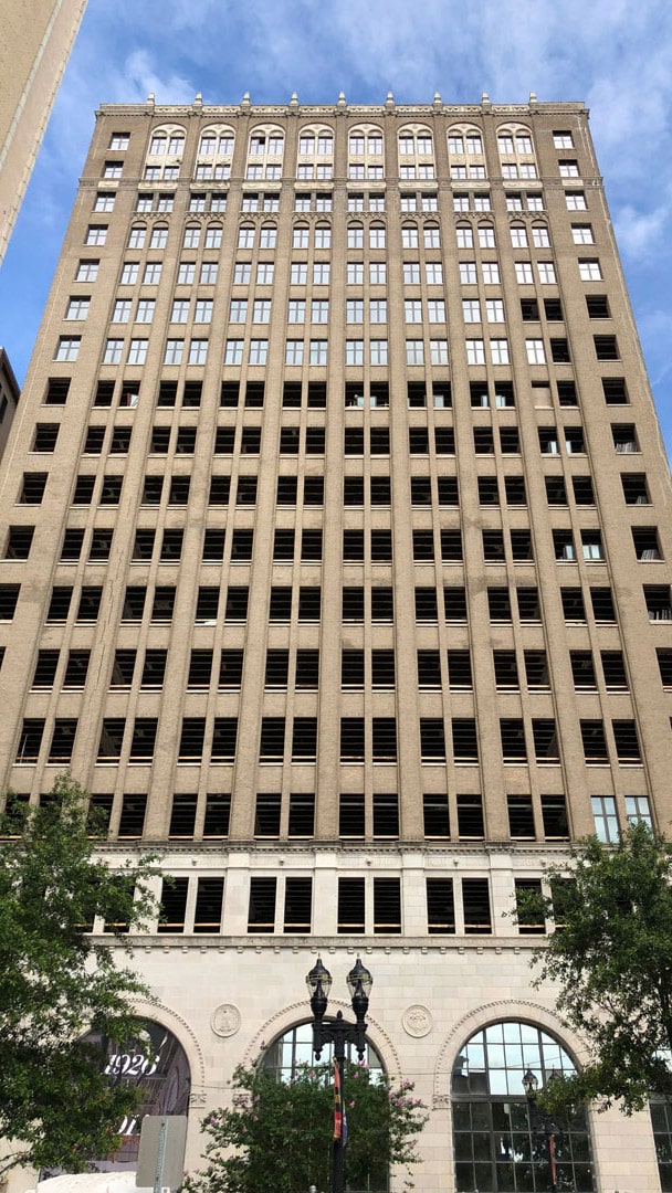 The old Barnett Bank office building in downtown Jacksonville, Florida