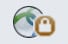 Screen capture of the AnyConnect icon with a lock symbol on it