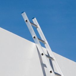 Ladder with blue sky in the background