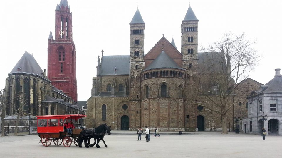 Horse-drawn tour in Vrijthof Square, Maastricht