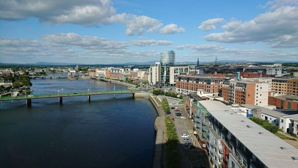 The city of Limerick, Ireland