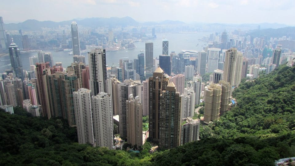 Overlooking Hong Kong