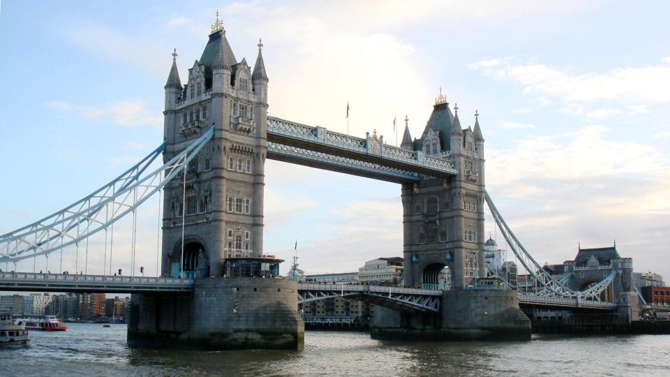 The Tower Bridge in London, England