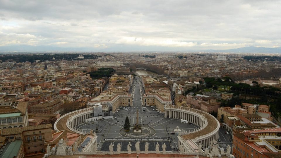 Overlooking St. Peter's Square, Vatican City, and Rome