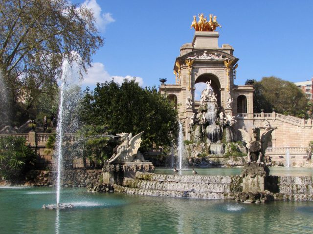 Grand Cascade Fountain in Barcelona, Spain