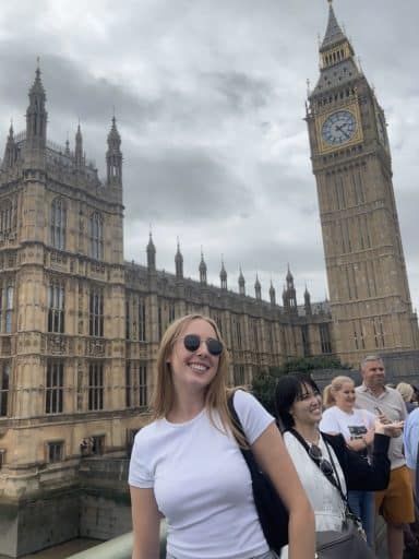 Madison Knapp's study abroad in London